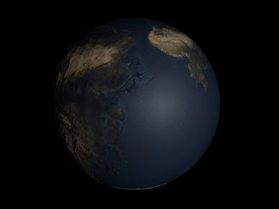 planet earth 3d ma - SIMILAR BUT NOT EARTH... by Monkey Wrench